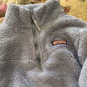 Vineyard Vines Plush Half-Zip Pullover - lavender blue